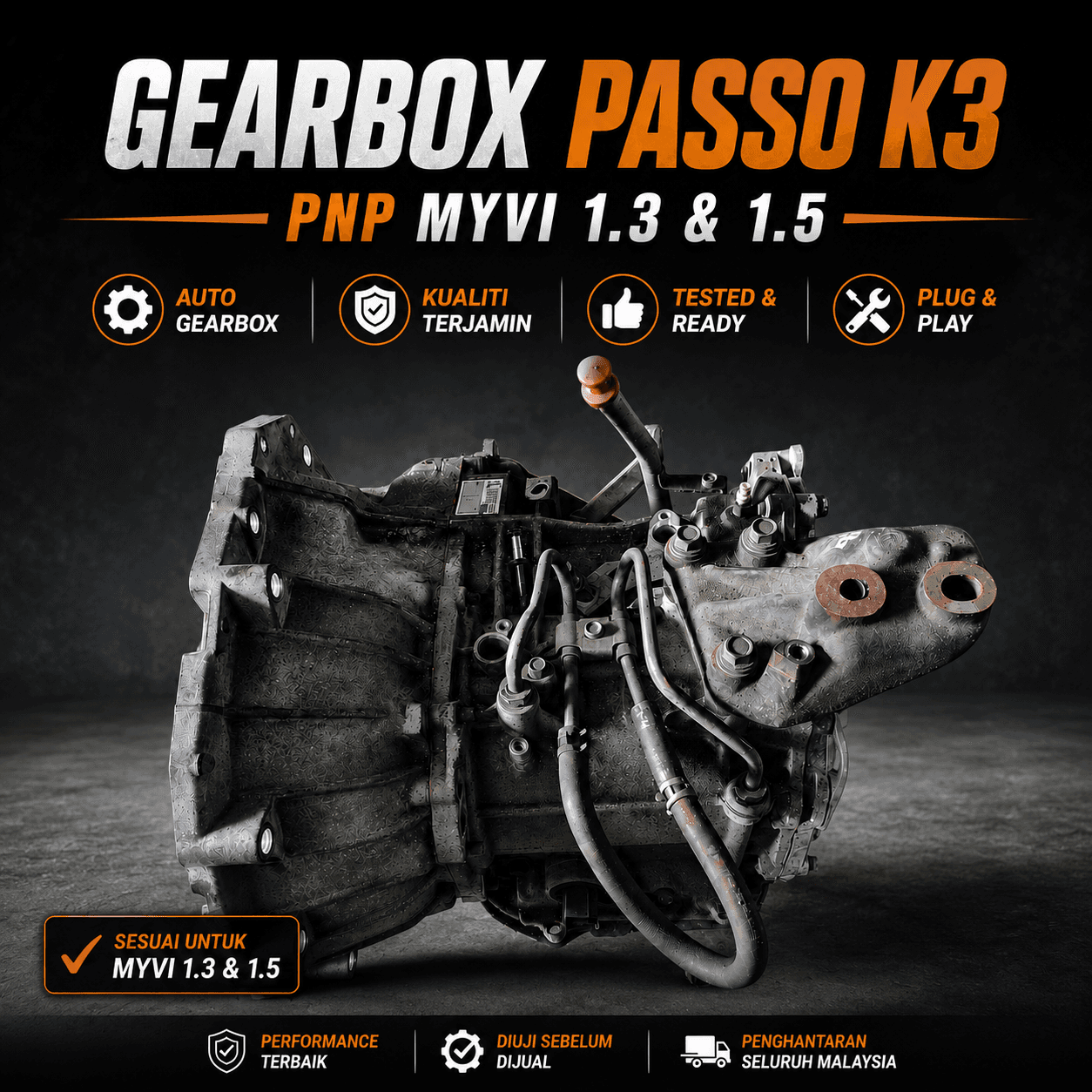 Gearbox Auto Myvi / Alza 1.3 -1.5